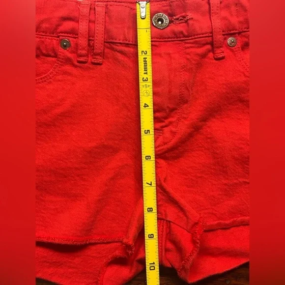 Madewell Red Shorts Size 26 - Picture 6 of 7